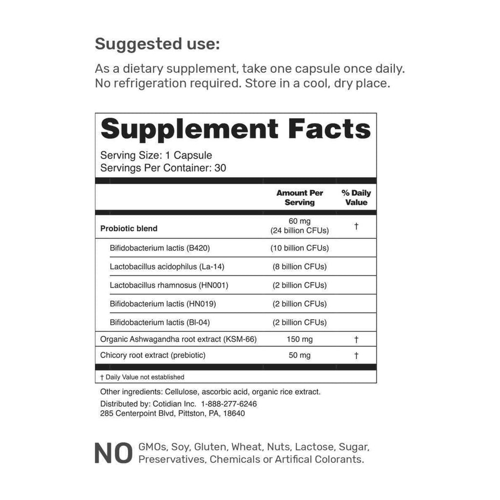 Dietary supplement facts