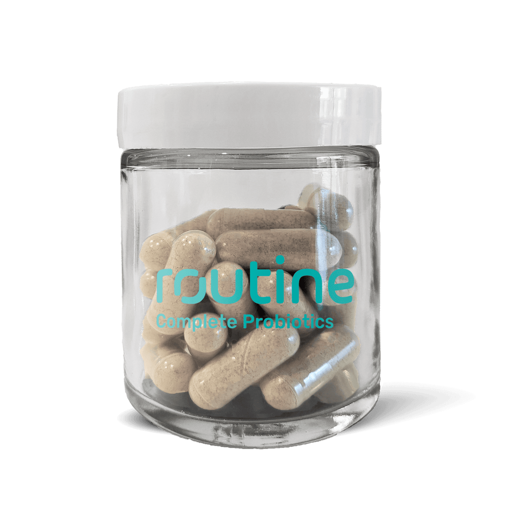 routine compelete probiotics bottle